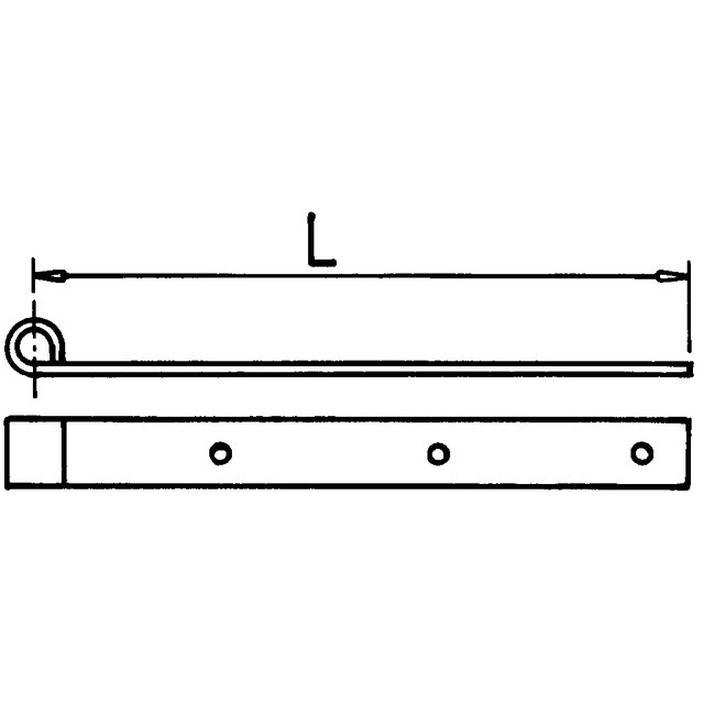 Penture Forte LG 700 Zingue référence fournisseur 1842010